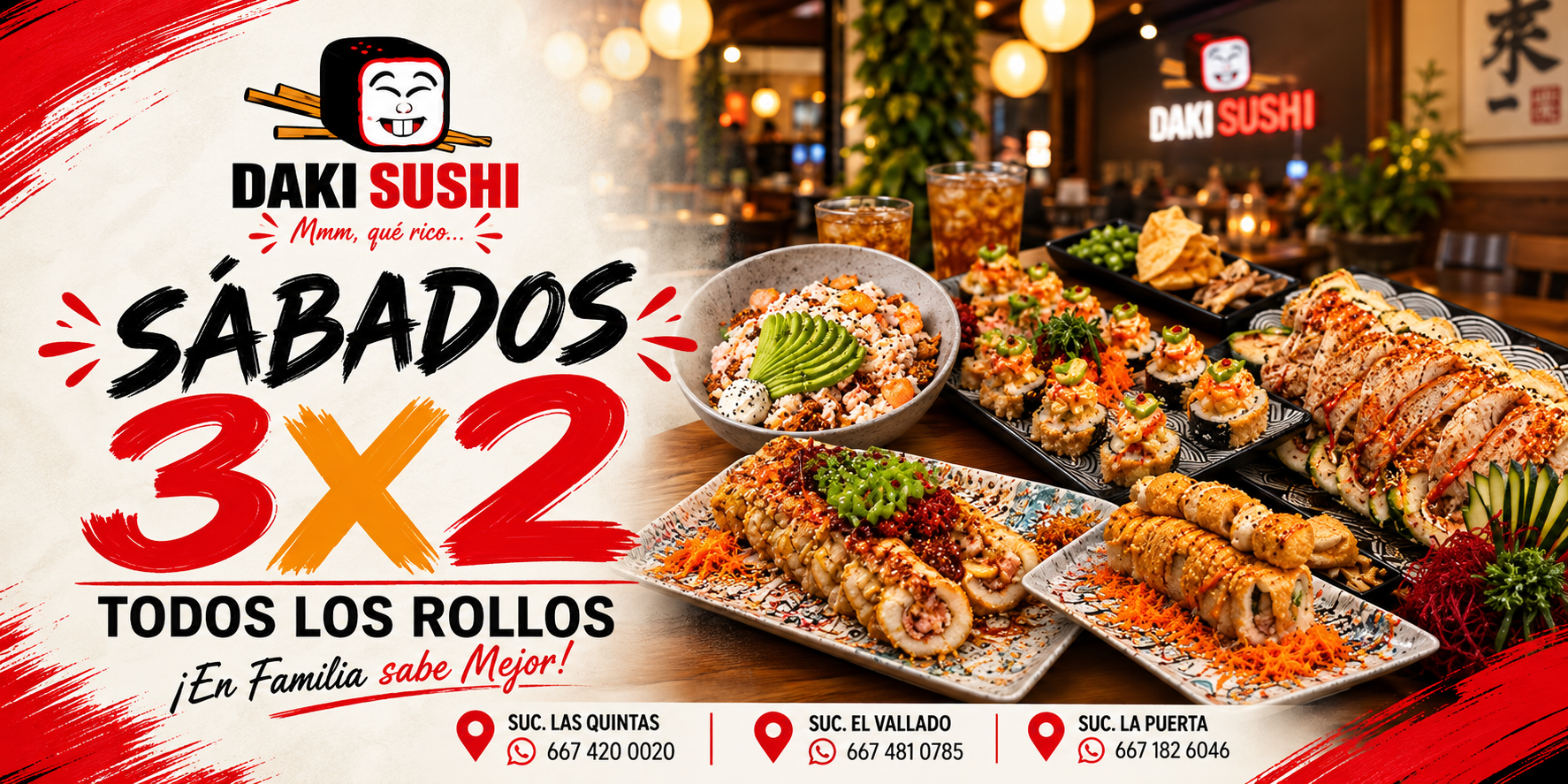 Sábados 3 x 2